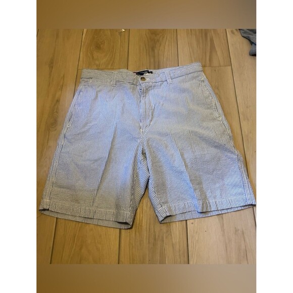 Chaps Other - CHAPS Men's Seersucker Shorts Blue White Striped Casual Summer Wear Size 34